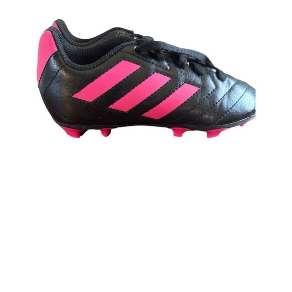 Adidas Size 12K US Black/Pink Soccer Cleats - Picture 2 of 9